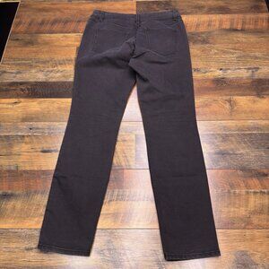 Ann Taylor Modern Fit Jeans Womens 10 Black Mid Rise Stretch